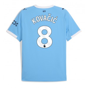 Manchester City Mateo Kovacic #8 Jalkapallovaatteet Kotipaita 2025-26 Lyhythihainen